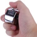 Manual Hand Tally Counter - 4 Digit Metal Tasbih - Stainless Steel Clicker - Zikr Tasbeeh Counter - Handheld Digital Tally Counter - Manual Palm Clicker   Number Count Tally Counter Number Count - Prayer Muslim Tasbeeh Tasbih Digital. 