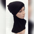 V-Shape Modal Cotton Muslim Women Inner Hijab Caps Islamic Underscarf. 