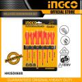 Ingco 6 Pcs Insulated Screwdriver Set. 