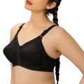 Bebelle, DORIA Cotton, Bra for women and girls, Semi Formal Control Bra, Black, B Cup/C Cup/D Cup/DD Cup. 