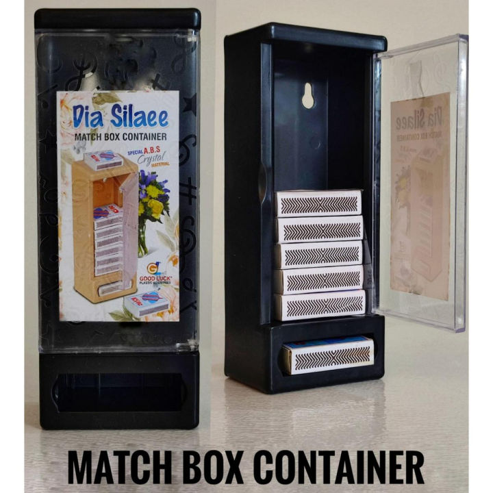 Kitchen Organizers Match box container multicolor Good quality plastic match box 9 inches long box