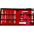 18PCS Set Professional Manicure Set and Pedicure Tool Set Beauty Nail Set All In One Kit Having 18PCS Used Professionally In Salon And Personally in Home All PCS Is Stainless Steel Quality And Export Quality-. 