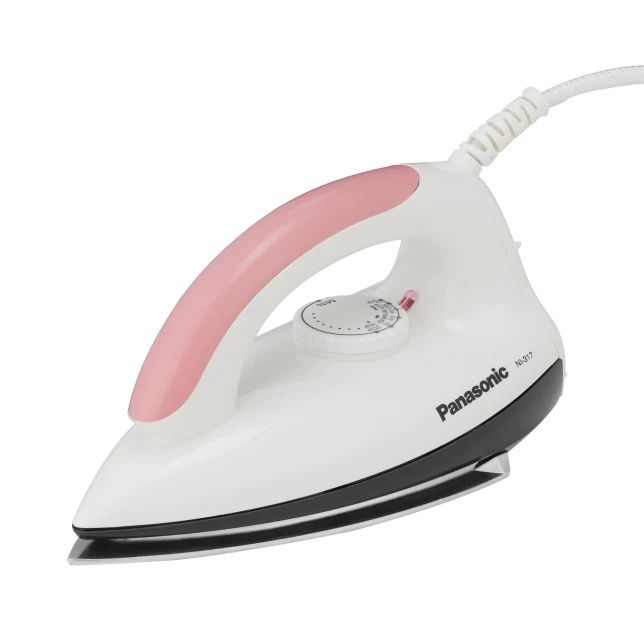 Panasonic%201%20-%201000W%20Light%20Weight%20Dry%20Iron,%20Ni317t%20(Pink)%20-%20Image%202