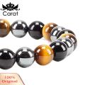 Carat Purifying Faux Crystal Bracelet Unisex Agate Bracelet for Positive Energy Balance Multiple Colors Daily Wear Parties Couple Jewelry Reiki Healing Bracelet. 