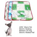 220V  Warm Pet Electric Heating Blanket Cat Dog Electric Heated Pad--random. 