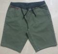 Brown Box Rip waistband Shorts for Men. 