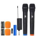 Best 2x Wireless Micrphone set for outdoor indoor competible for all kind of mobile, camera, dslr, ausio mixer/speaker. 