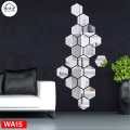 Dotz Wall Art Design Room Decoration Items Trending Wall Art for Living Room Beautiful Wall Decor for Bedroom Hexagon Mirror Acrylic Wall Art. 