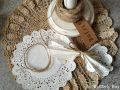 Doilies Paper, Lace Doilies Paper Round Decorative Paper Placements Bulk for Desert, Tableware Decoration, 6.5’’ Large Doilies Round Paper Placements for Cake Packaging. 