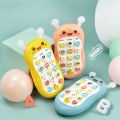 Kids Machine Puzzle Early Education Little Bee Mobile Phone Can Bite Silicone Material Multifunctional Puzzle Learning Machine. 