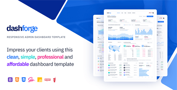 Dashforge Responsive Admin Dashboard Template – 23725961 Website