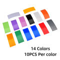 140Pcs 18650 Battery Wrap Sleeve Heat Shrink Shrinkable Tube Insulated Multicolor Battery Skin PVC FilmTape Protector Cover Pipe. 