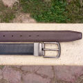Double Sided Dotted Dress Leather Belt For Men. 