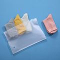 Ziplock Plastic Package Cloth Travel Storage Bag Waterproof Bag Zipper Lock Self Seal Frosted Portable Bags. 
