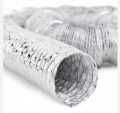 FLEXIBLE ROUND DUCT UNINSULATED 25FT PER BOX 6" 3500/- PER BOX  MADE IN UAE. 