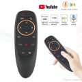Voice Air Mouse with Microphone 2.4GHz Wireless USB 6 Axis Gyroscope IR Remote Control For Android TV Box Laptop PC. 