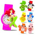Boy Girl Kids Watch Baby Toys 3D Mermaid/Whale/Turtle/Duck Pattern Children Watches Clock relogio infantil montre pour enfants. 