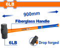 Wadfow Sledge Hammer WHM4306 - Weight: 6lb Length: 900mm. 