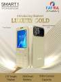 Faywa Smart 1 - 2.8 Inch Display - Dual Sim - Triple camera style - Stylish Back Notification LED - 2800mAH Battery - PTA Approved - 1000 Contact Save Memory - Auto call recording - audio & Video Player - 1 Year brand warranty. 