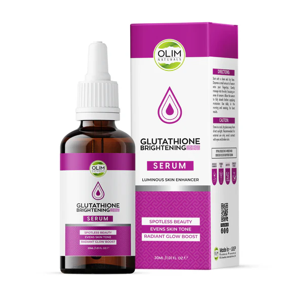 Olim Naturals - Glutathione Serum for Radiant, Bright, and Even Skin - Reduce Dark Spots, Hyperpigmentation, and Fine Lines 30 ML