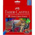 Faber Castel Classic Colour Pencils - 48 Color Set. 