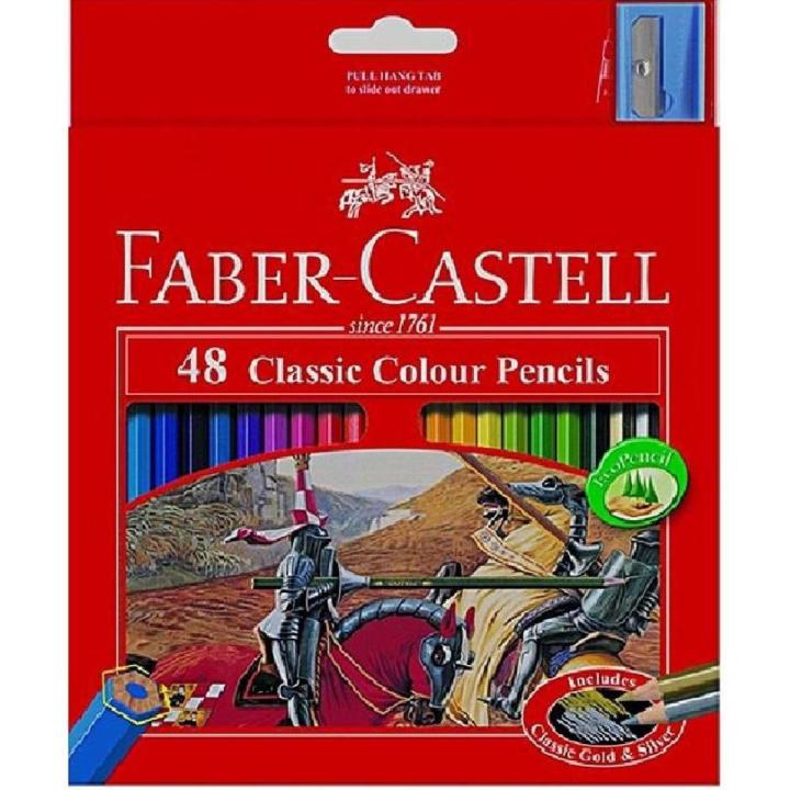 Faber Castel Classic Colour Pencils - 48 Color Set