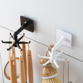 1pcs Rotating Folding Hook 360 degree Cabinet Hooks Self-Adhesive 180 degree Vertical Flip Hook for Home Kitchen Bathroom. 