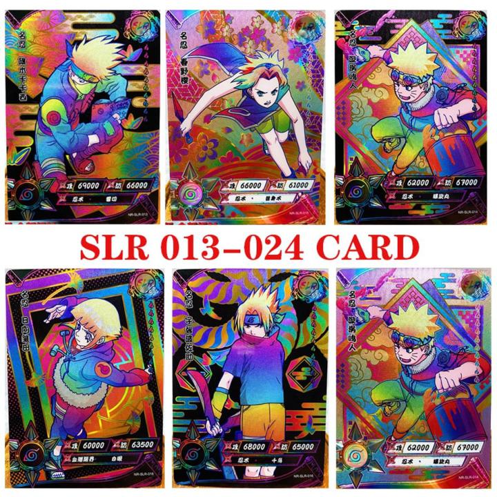 NARUTO Hatake Kakashi Haruno Sakura SLR 013-024 CARD Anime figure series game collection cards child Toy Christmas Gift