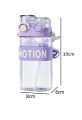 550ml motion band sipper plastic water bottle Double Drink Water Bottle With Straw And Strap for kids. 