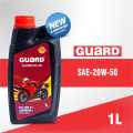 GUARD SUPER PLUS 20W-50 (1 LTR) 1 Litre Bike Gasoline Engine Petrol Engine Motor Oil Engine Oil Lubricant Mobil Oil. 