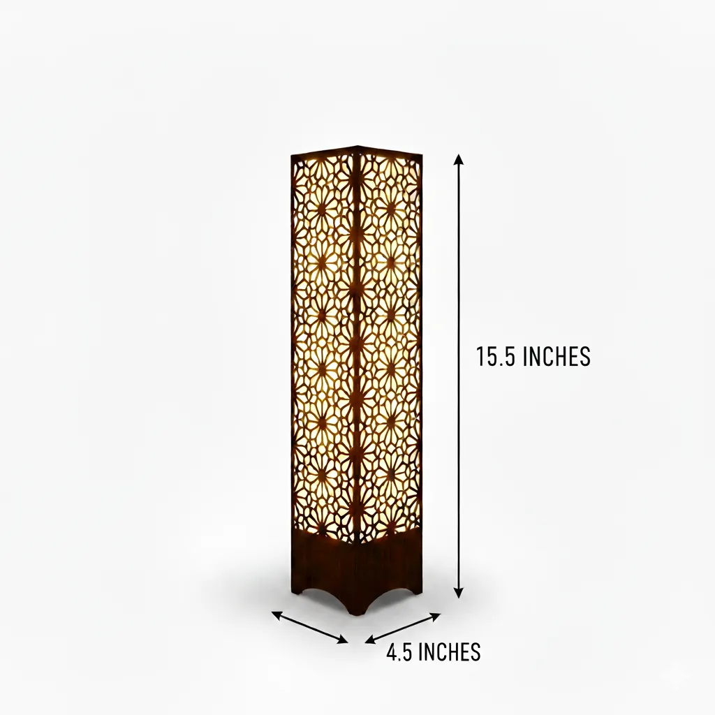 Wooden Floor Lamp – Modern Tall Standing