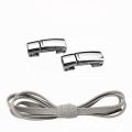 New Lock Clip Shoelaces Shoe Accessories Durable Elastic Shoe Laces Save Time Metal Shoe String Buckle Sneaker. 