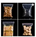 Pack of 40 - 4 Sizes Resealable Ziplock Bag - Poly Clear Zip Lock Bags for Storage. 