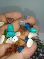 100pcs, random size 4-12mm, Multi Color Irregular Gemstone Beads DIY Customize Art & Craft.. 