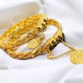 Ladies Fashionable Artificial Gold Bangles-Fancy Bangles-Size:Adjustable. 