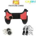 5 in 1 Gamepad Kit Game Handle Moving Joystick and Fire Trigger Mobile Phone PUBG Gaming Controller Gamepad. 
