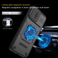 For iPhone 15 Pro Max 5G Iron Man Sliding Window Stand Phone Case for Apple iPhone 15pro Max 6.7 inch Full Package Lens Protection Anti-Drop Magnetic Case. 
