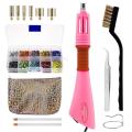 Topsky Iron-on Hotfix Applicator Set Wand Crystal Gem Rhinestone Setter Tool. 