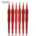 Miss Rose 4 PC High Pigment 2 In 1 Lip Liner + Lipstick. 