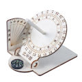 Sun clock light and shadow sundial model ancient timer children's diy assembled teaching aids time measurement teaching instrument. 