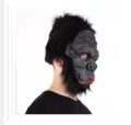 Chimpanzee Halloween Horror Long Ghost Hair Mask Adult Costume Scary. 