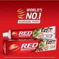 Dabur Red Toothpaste - 200g  | Fluoride Free | Helps in Bad Breath Treatment, Cavity Protection, Plaque Removal |For Whole Mouth Health| Power of 13 Potent Ayurvedic, Herbs Family Pack. 