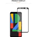 Google Pixel 4 Screen Glass Protector HD Edge to Edge Full Glue Tempered Glass For Pixel 4 - Black. 