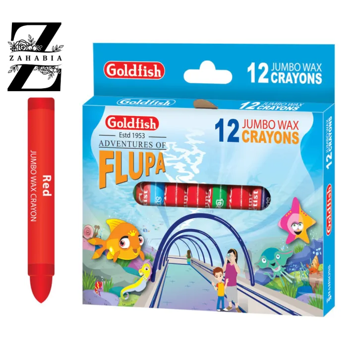 Goldfish%20Crayon%20Colors%20Jumbo%20Wax%20Set%20Of%2012%20Color%20Non%20Toxic%20Washable%20Safe%20For%20Baby%20-%20Kids%20And%20Children%20Most%20Recommended%20By%20Schools%20Pack%20of%201%20-%20Image%202