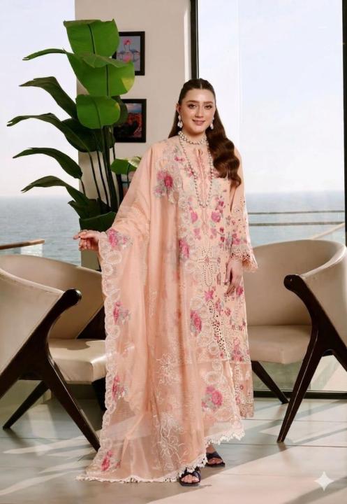 ANEELA'S Eid Edits 2026 Luxury Chicken Kari Embroidered Cotton Lawn ...