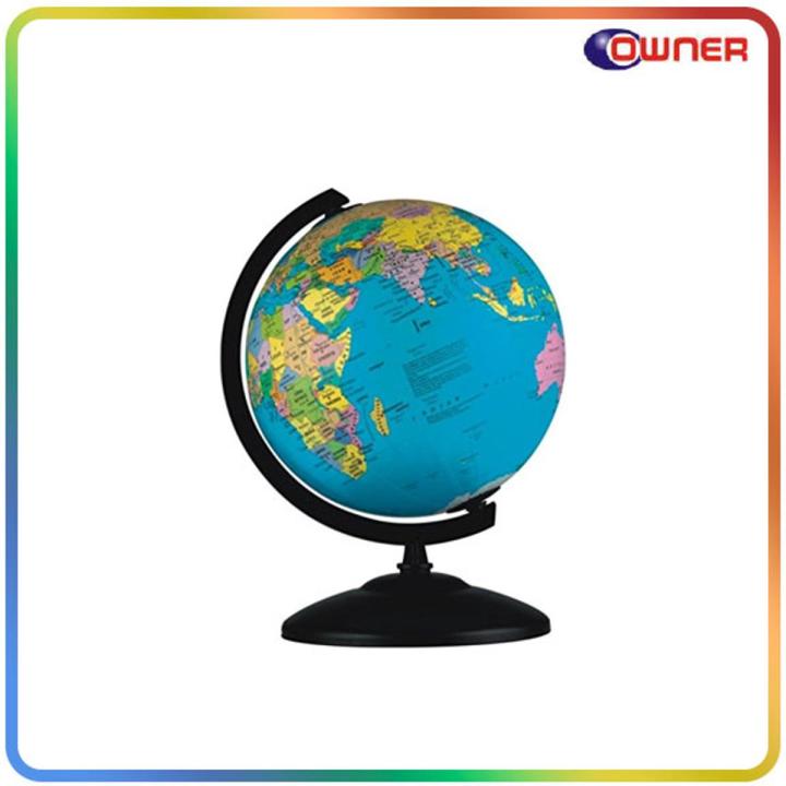 World Globe Earth Teaching Geography Map Home Office School Table Map 21cm