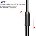 Alogy Microphone Stand Floor Stand for Microphones Live Stage Performance Universal Microphone Stand Microphone Tripod For Studio Stand Microphone Stand For Naat Majlis Masjid Studio Floor Base Adjustable Studio Floor Metal Stand For BM800 & Other Mics. 