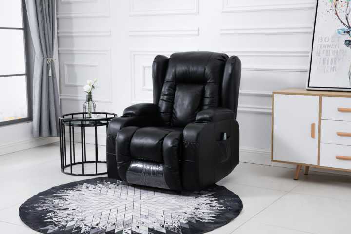 ROYAL SERIES - ELECTRIC RECLINER SOFA WITH HEATING PAD AND VIBRATION FUNCTION