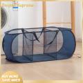 Enigma- Multi-compartment Laundry Basket 3 Compartment Mesh Laundry Basket Large Capacity Foldable Lightweight Design Portable Hamper with Handles for Dirty Clothes Buyers' Favorite Mesh Laundry Hamper. 
