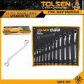 Tolsen 12Pcs Double Ring End Spanner Set (Z-T). 